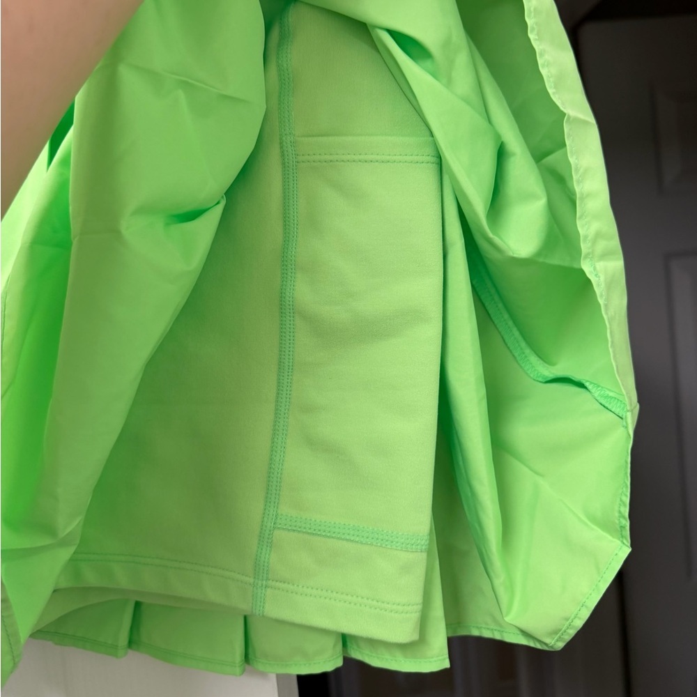 NWT FP Movement Swing Of Things Lime Pleated Skort Athletic M - Picture 8 of 16